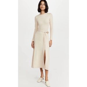 Club Monaco Long Sleeve Rib Dress